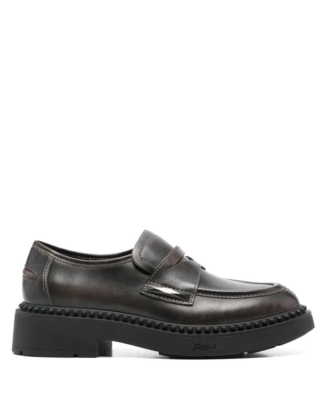 Ash Black Medusa Loafer Shoes