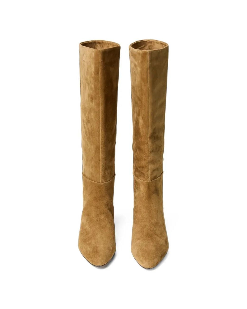 Twinset Natural High Suede Boots