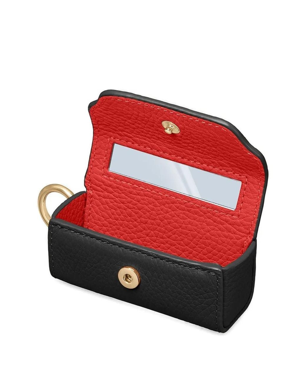 Maison De Sabre Black Leather Lipstick Charm
