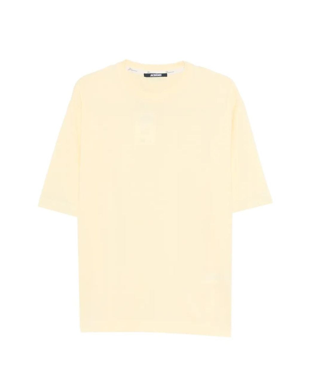 Jacquemus Natural The Rond Carré Short-Sleeve T-Shirt for men
