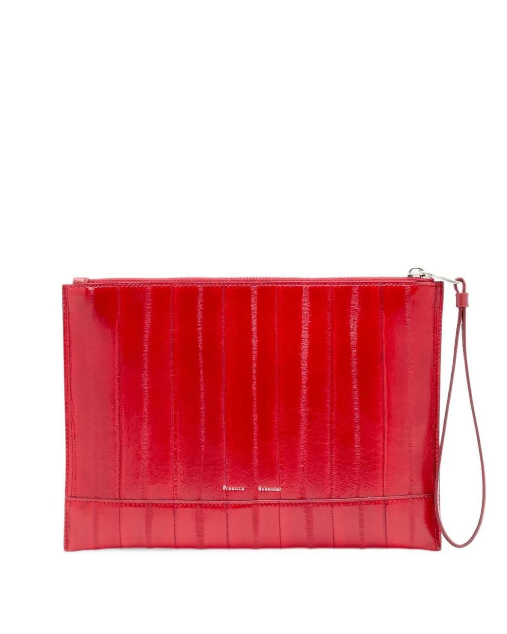Proenza Schouler Red Pochette Zippée À Talon