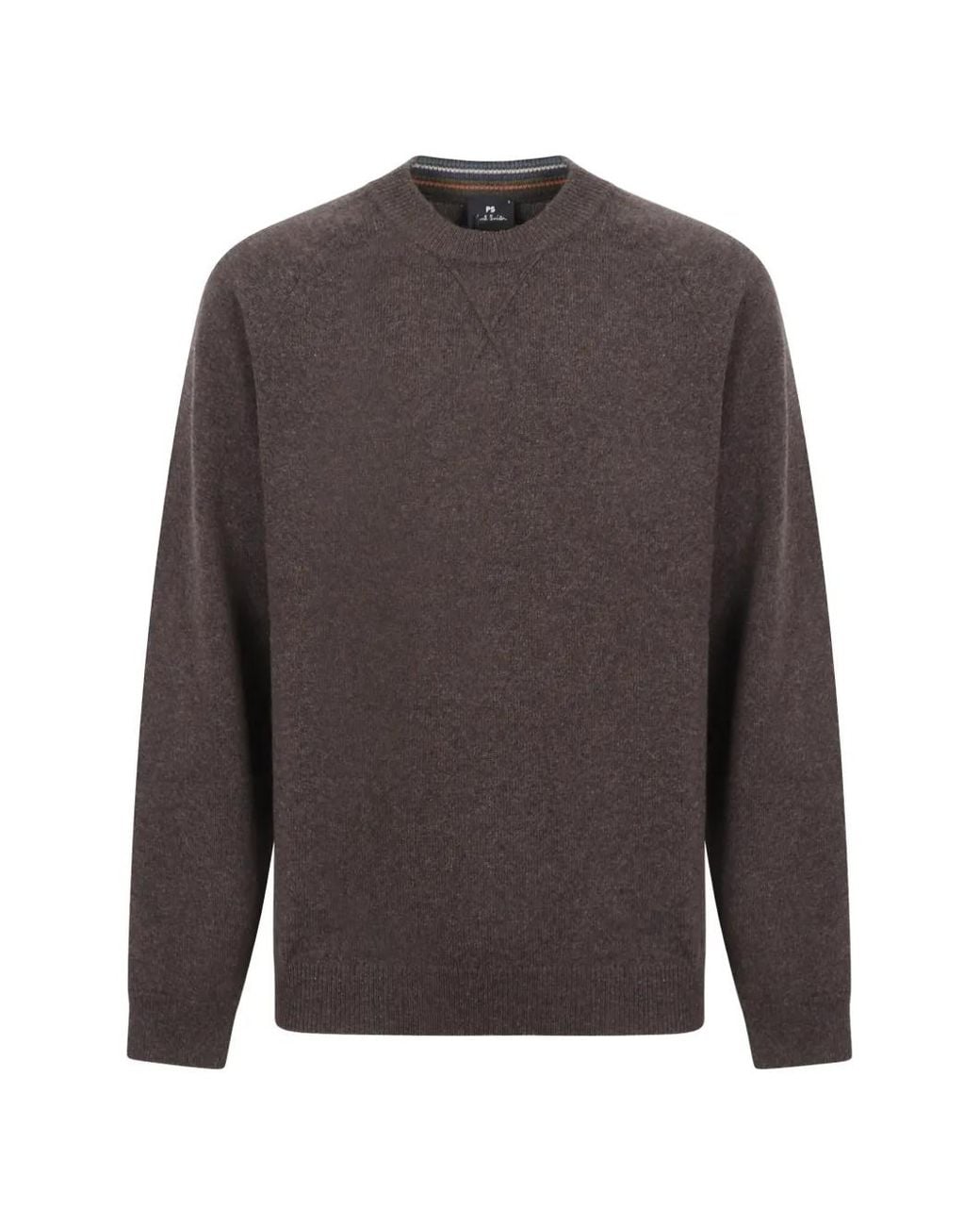 Paul Smith Gray Raglan-Sleeve Sweater for men