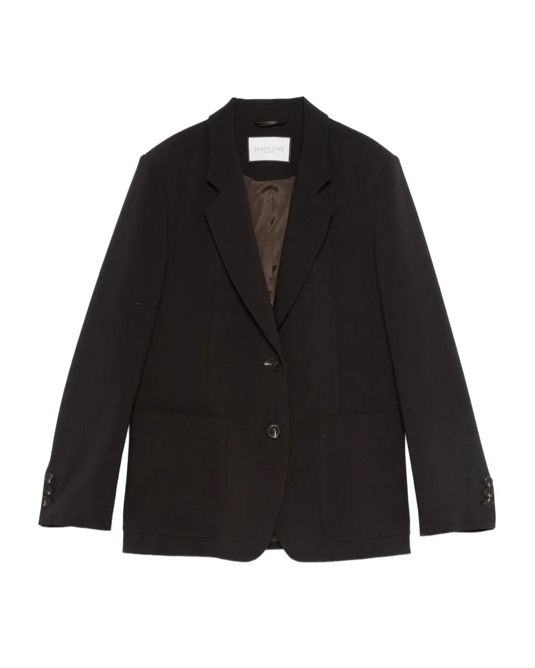 Blazer Con Tres Botones Seductive de color Black