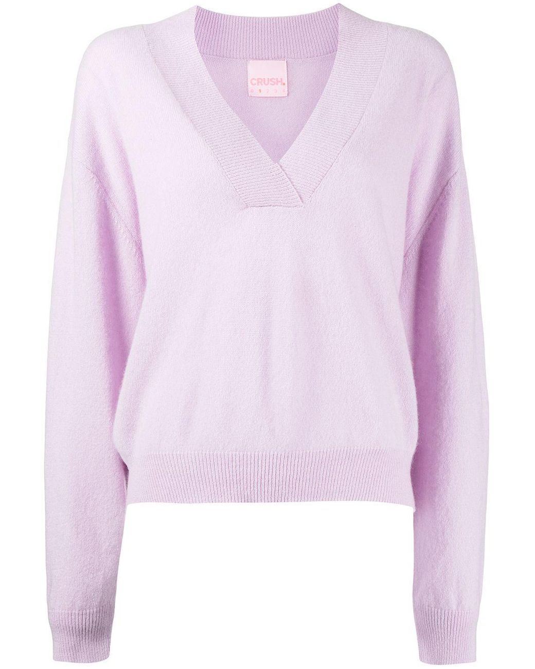 Crush Cashmere Malibu Jumper in Lilac Purple Womens Clothing Jumpers and knitwear Jumpers 