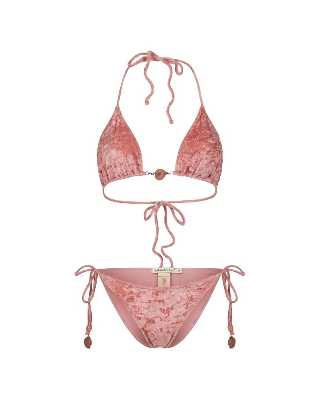 Paramidonna Pink Kelly Velvet Bikini