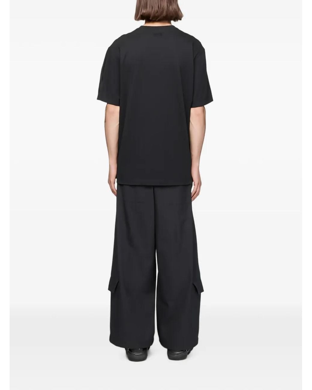 Y-3 Black Utility Short Sleeve T-Shirt for men