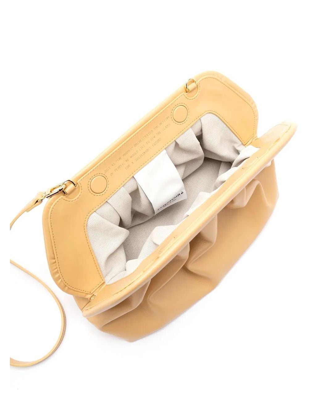 THEMOIRÈ Natural Pochette Bios À Fronces