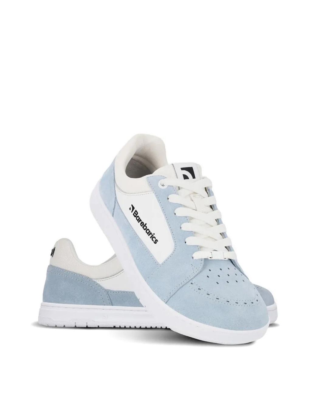 Barebarics Blue Legend Panelled Perforated Sneakers