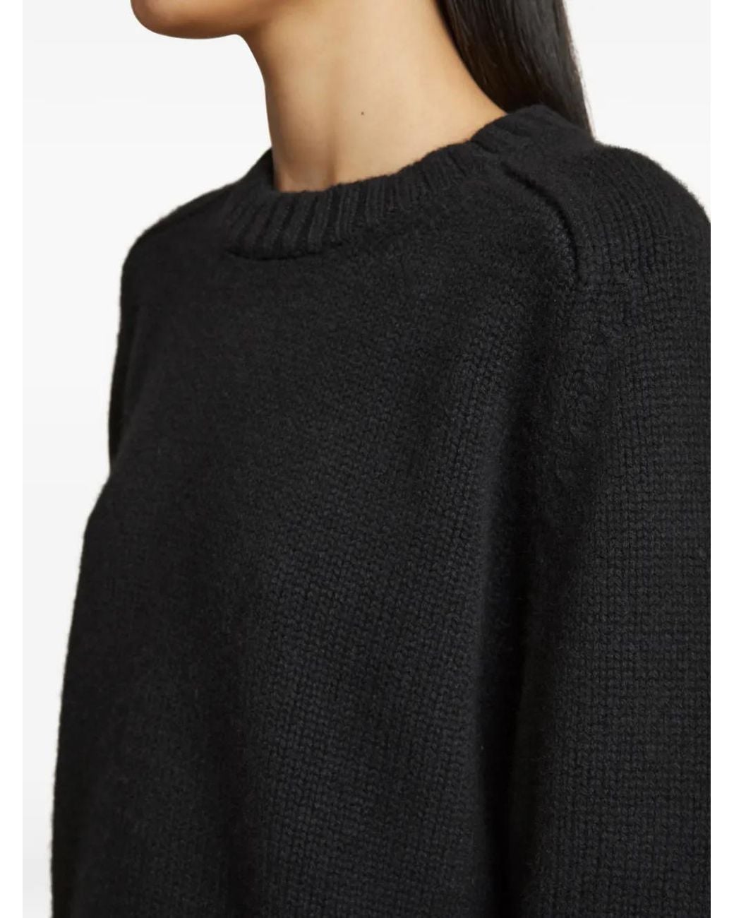 Khaite Black Mae Sweater