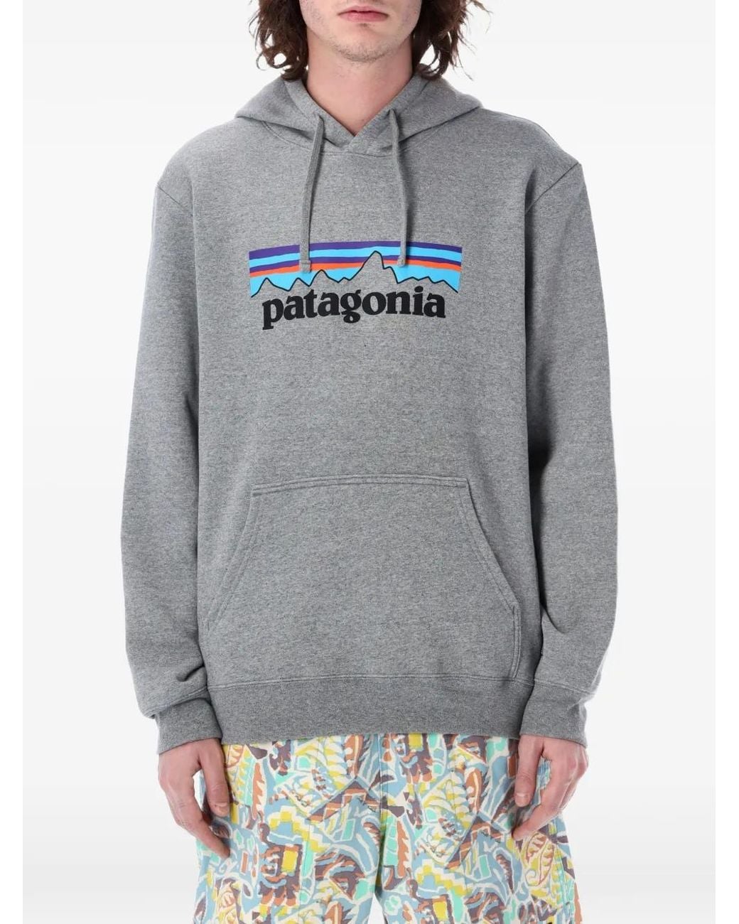 Patagonia Gray Uprisal Logo-Print Hoodie for men