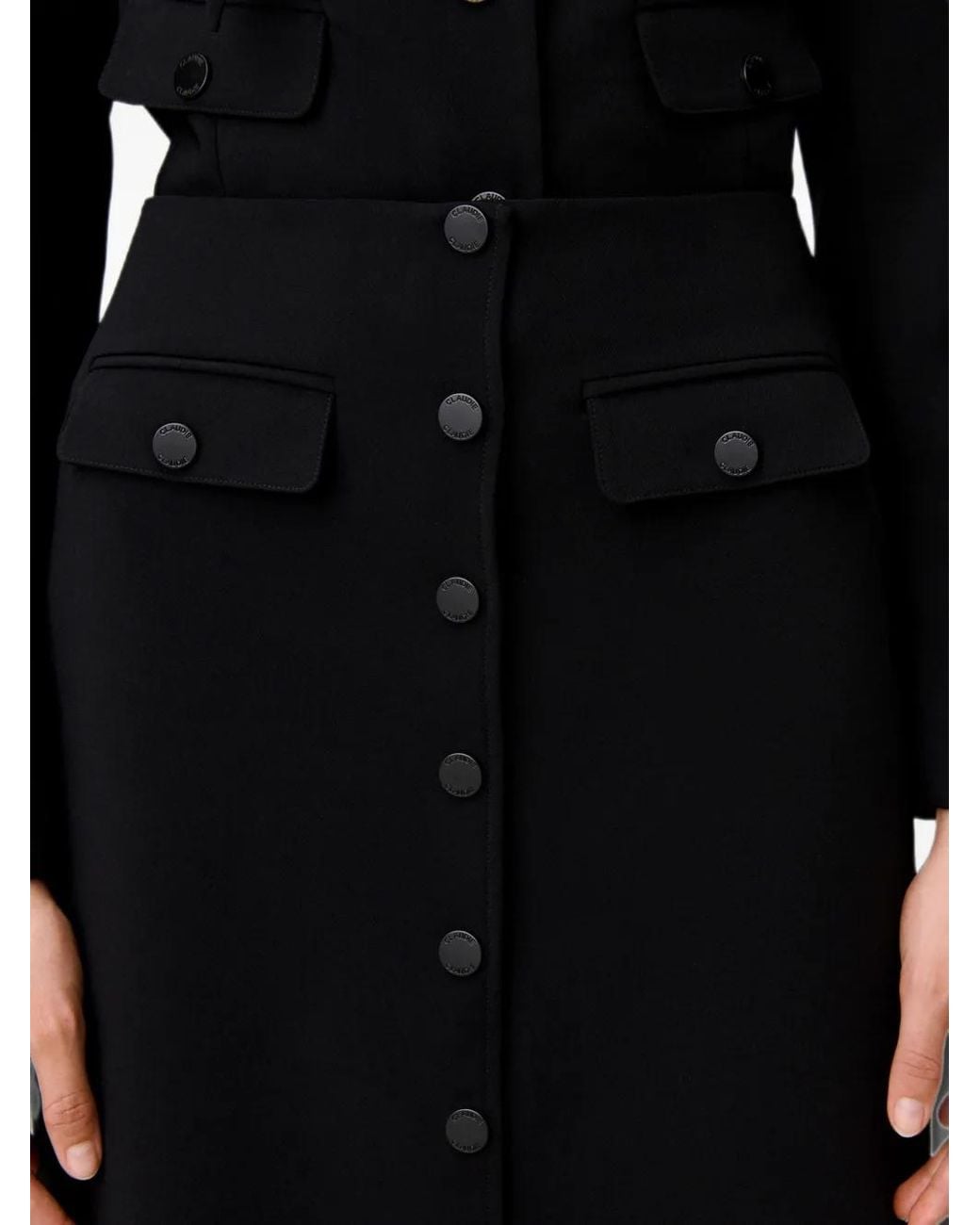 Claudie Pierlot Black Midi Skirt