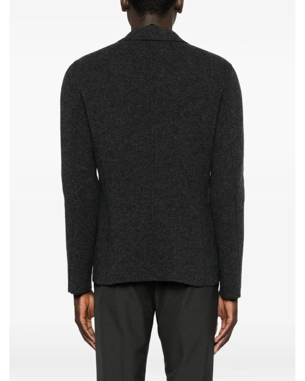 Prada Black Button-Fastening Cardigan for men