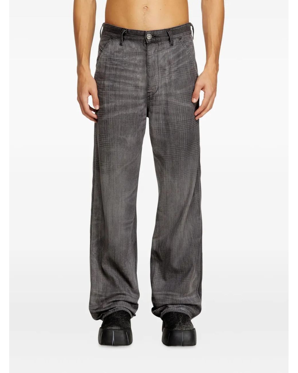 DIESEL Gray D-Phant-Chino Regular Jeans
