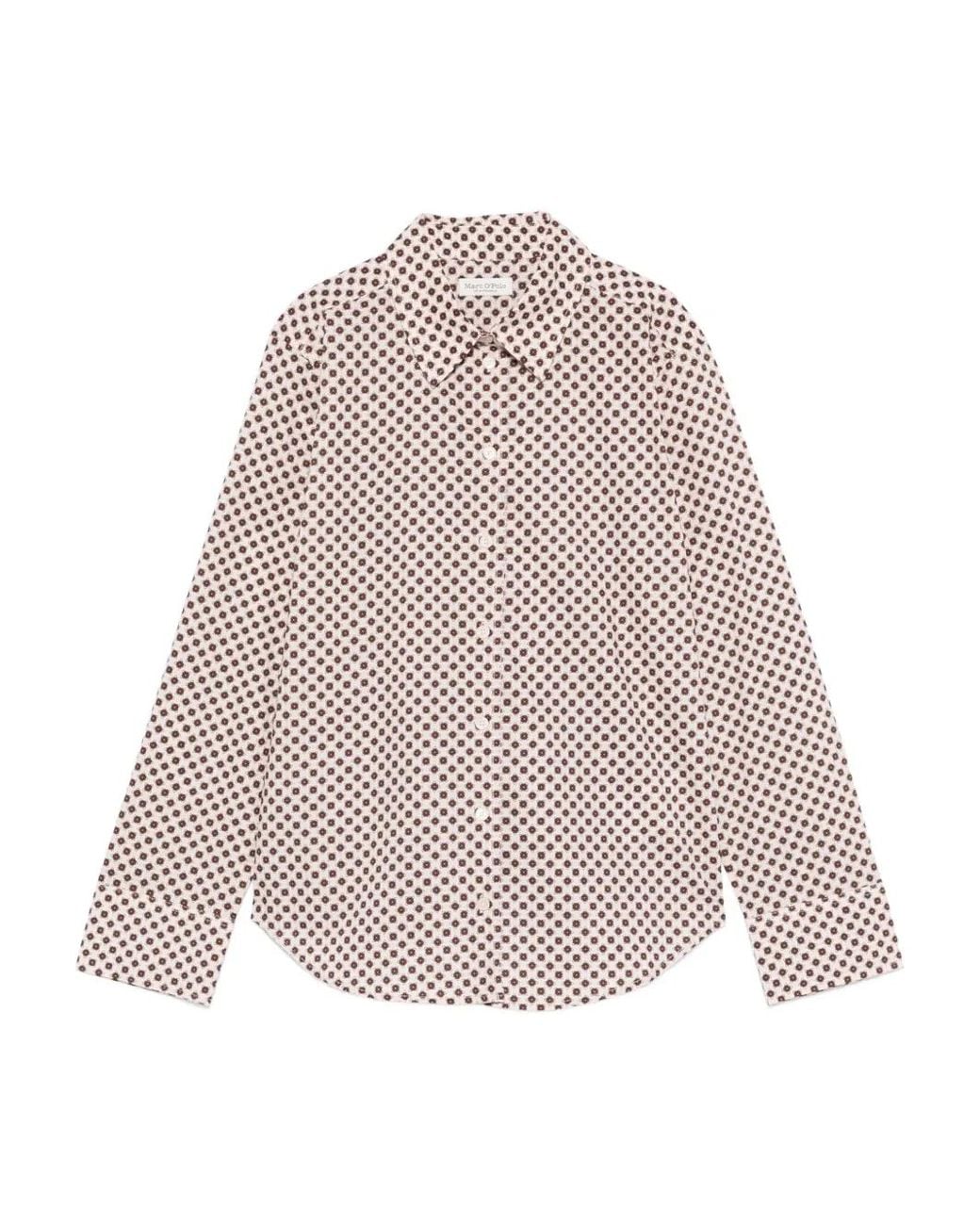 Marc O' Polo Natural Blouse À Imprimé Peau De Serpent