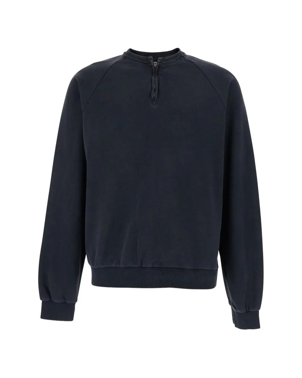 TONYWACK Blue Zip Sweatshirt for men