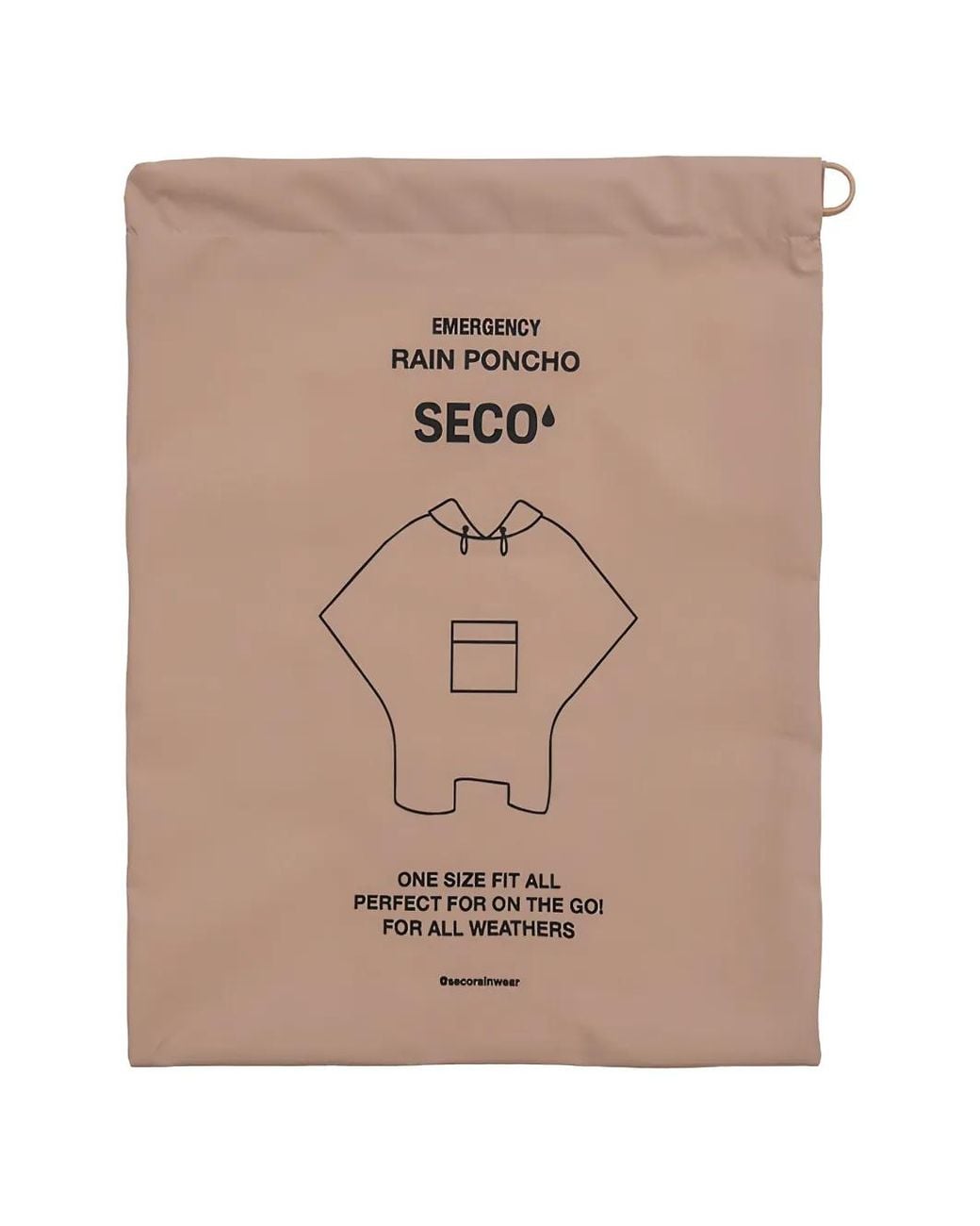 SECO RAINWEAR Pink Dubai Waterproof Cape