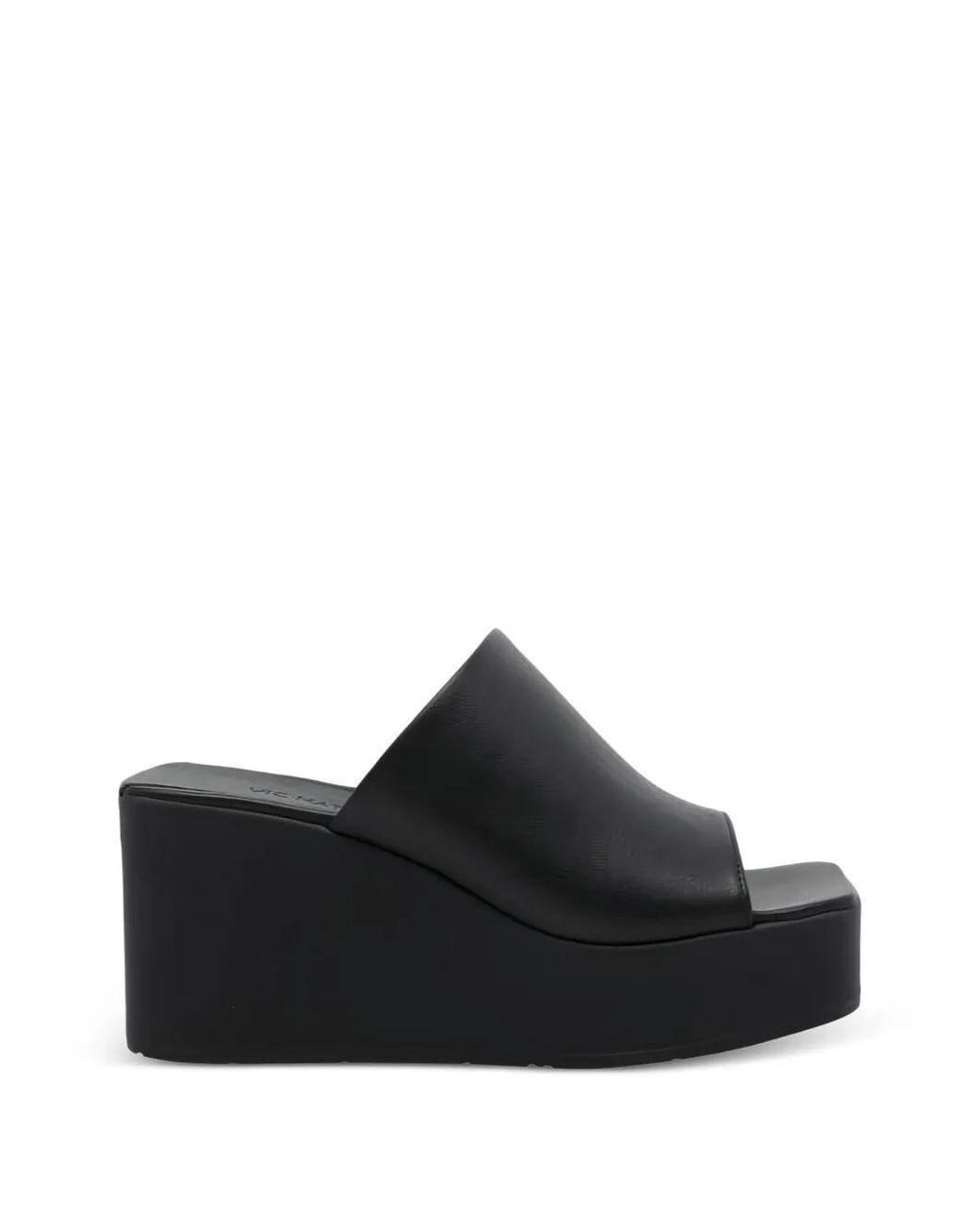 Vic Matié Black K10_Block Platform Wedge Sandals
