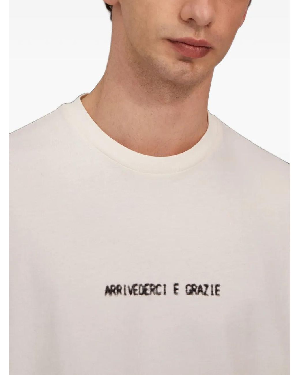 Laminar White Graphic-Print T-Shirt