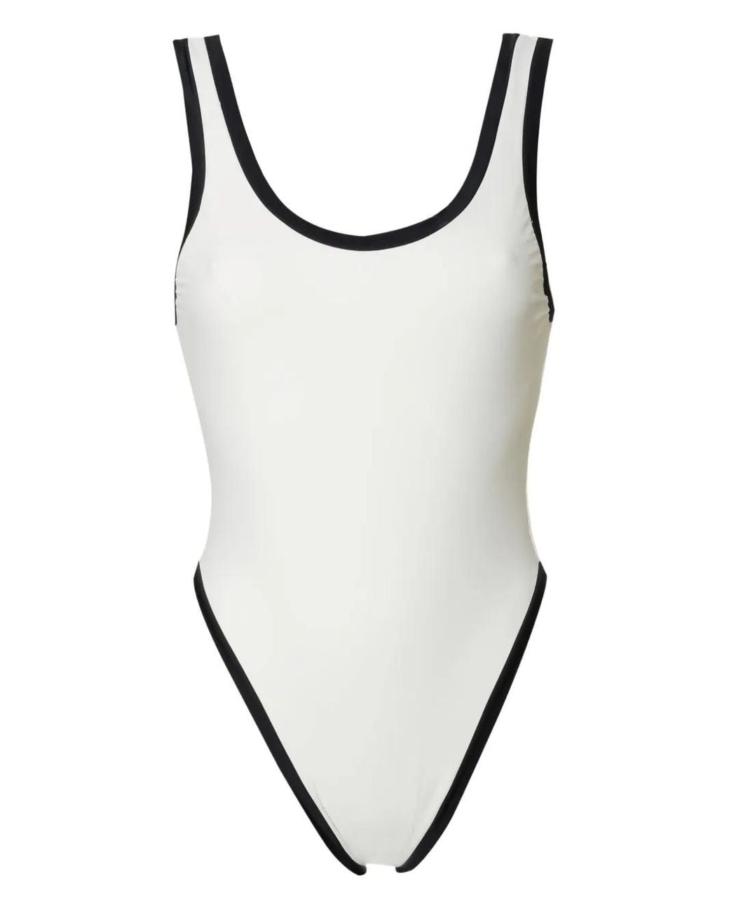 Oseree White Sporty Swimsuit