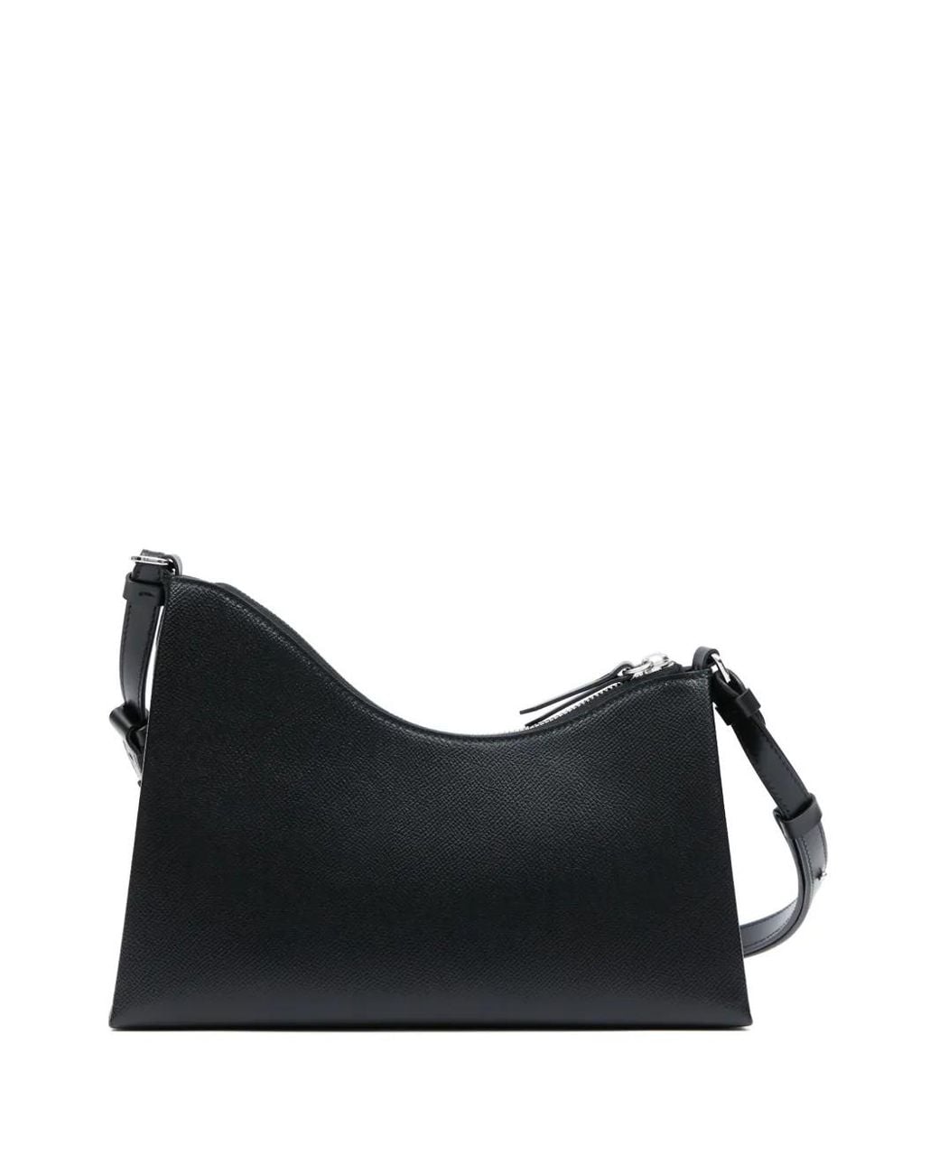 Maison Margiela Black Small Snatched Leather Shoulder Bag