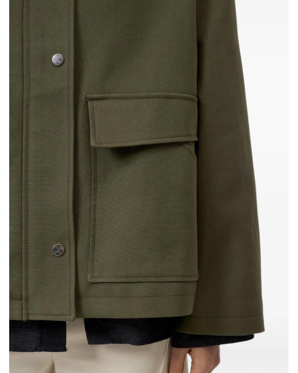 Closed Green Country Cotton-Twill Jacket