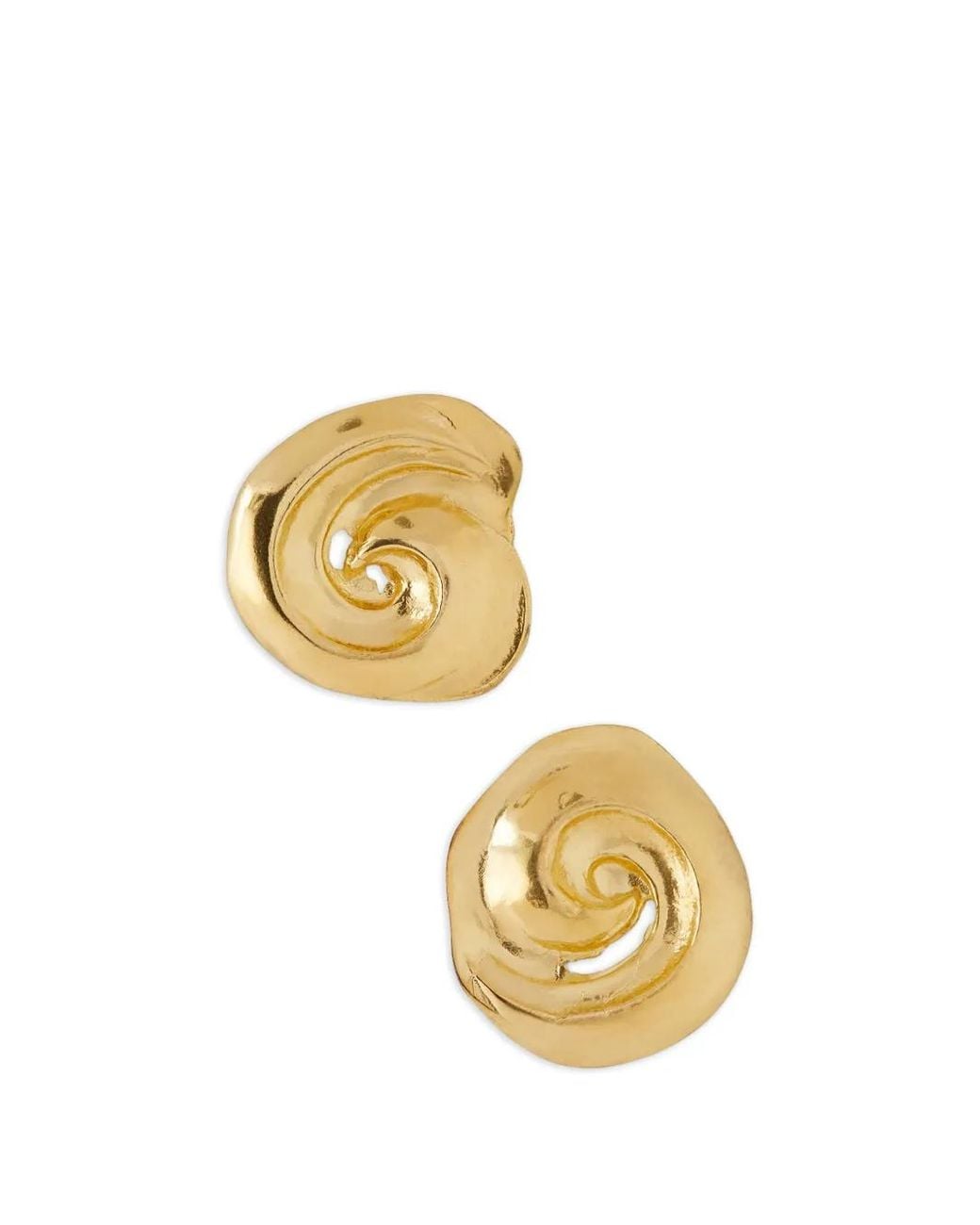 YSSO Metallic Cote Spiral Earrings