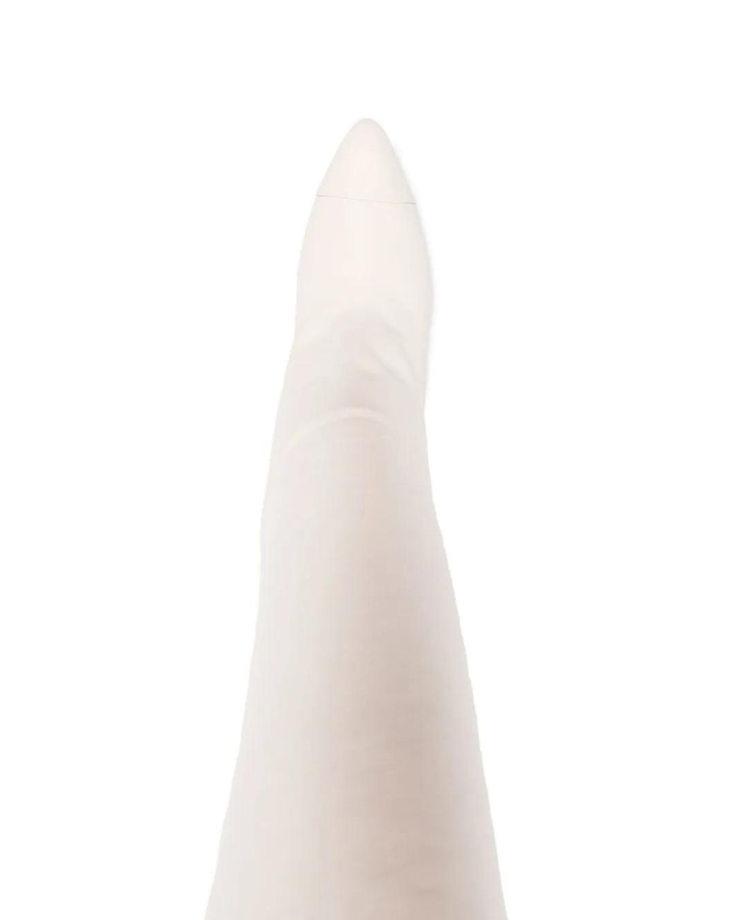 ALEVI White Knee-Length 100Mm Cone-Heel Boots