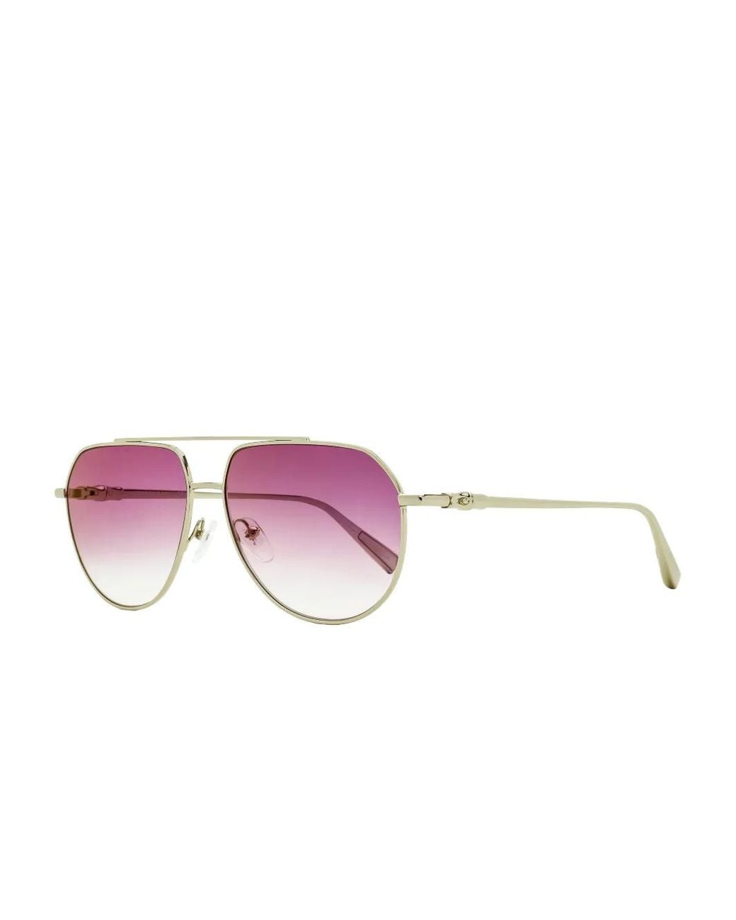 Longchamp Pink 174 Pilot-Frame Sunglasses
