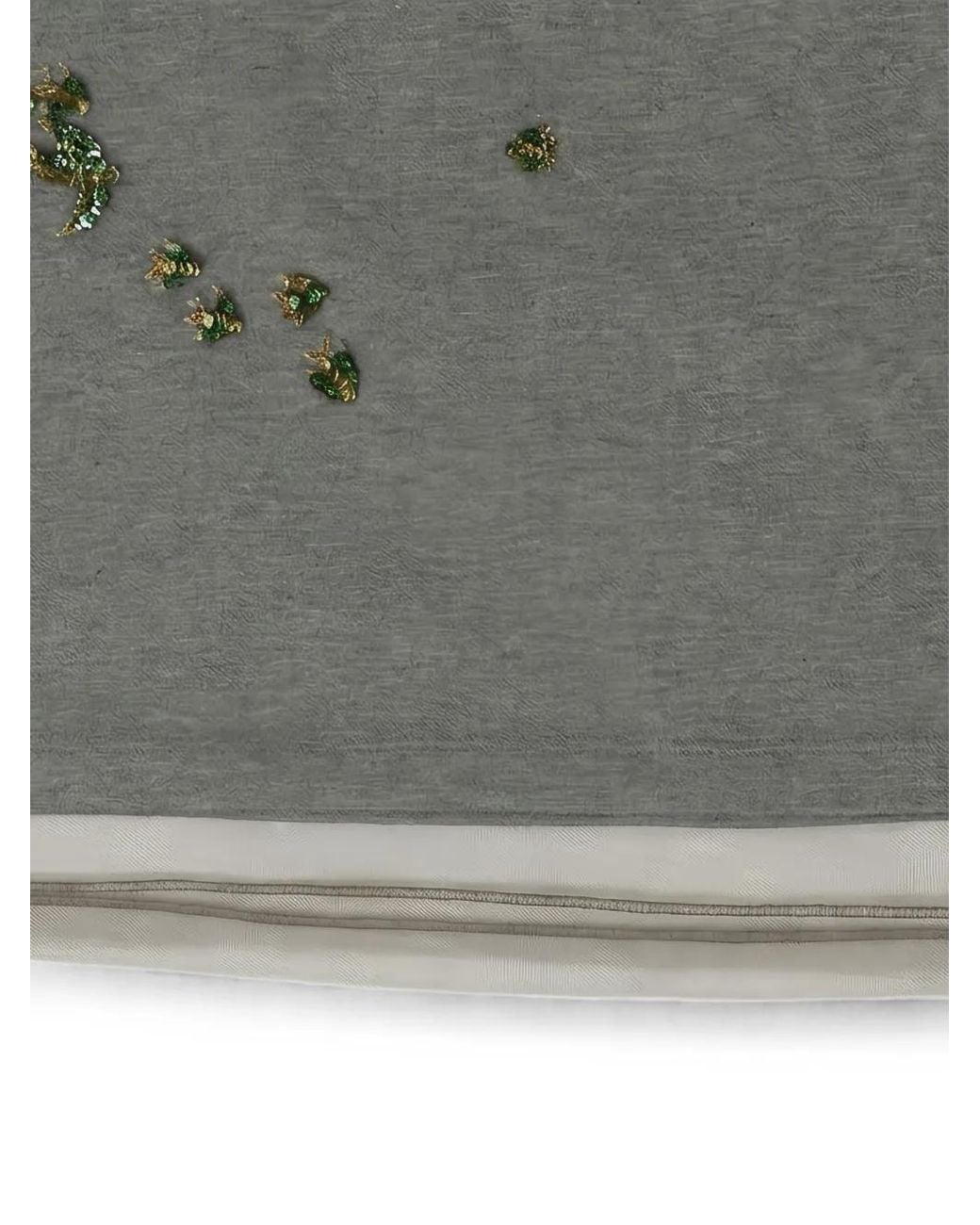 Valentino Garavani Gray Sequin-Embellished Layered T-Shirt for men