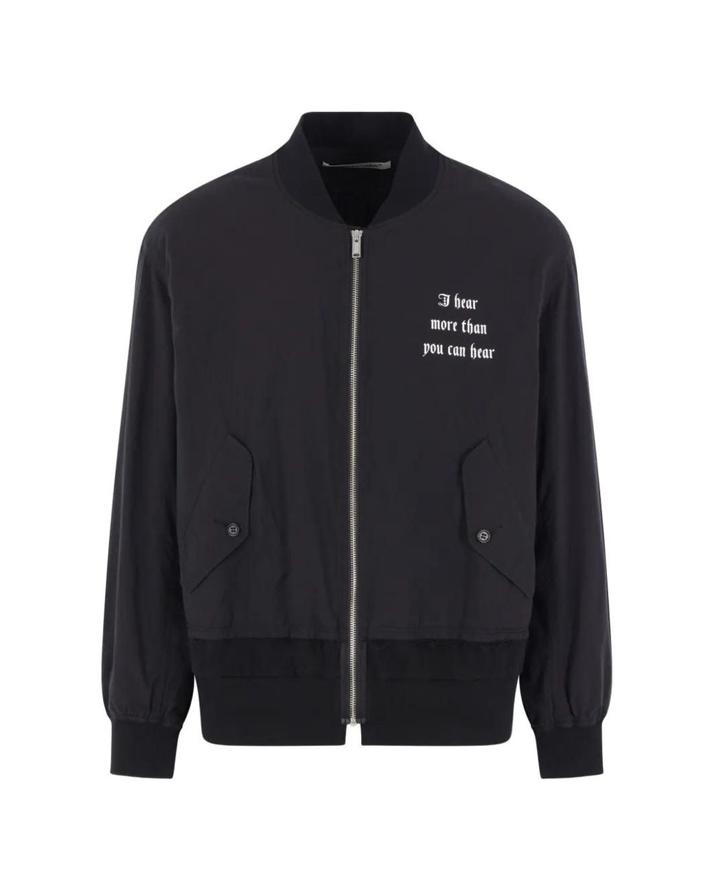 Undercover Black Full-Zip Cotton Jacket for men