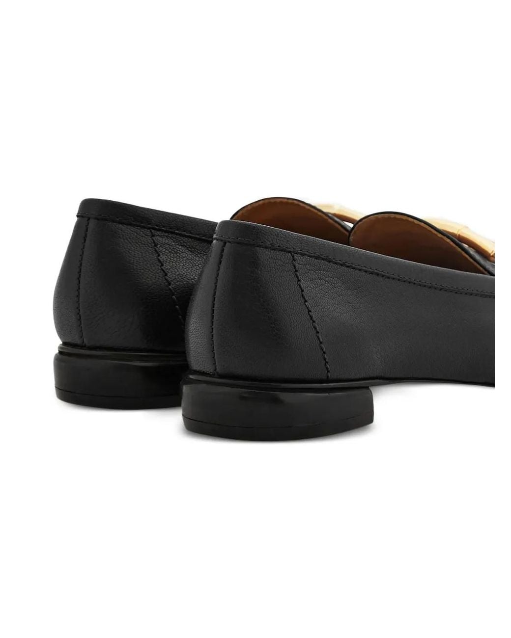 Ferragamo Black Mocassins Silvy À Franges