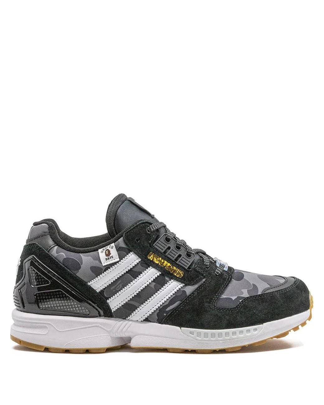Adidas Black X Bape X Undefeated Zx 8000 Sneakers