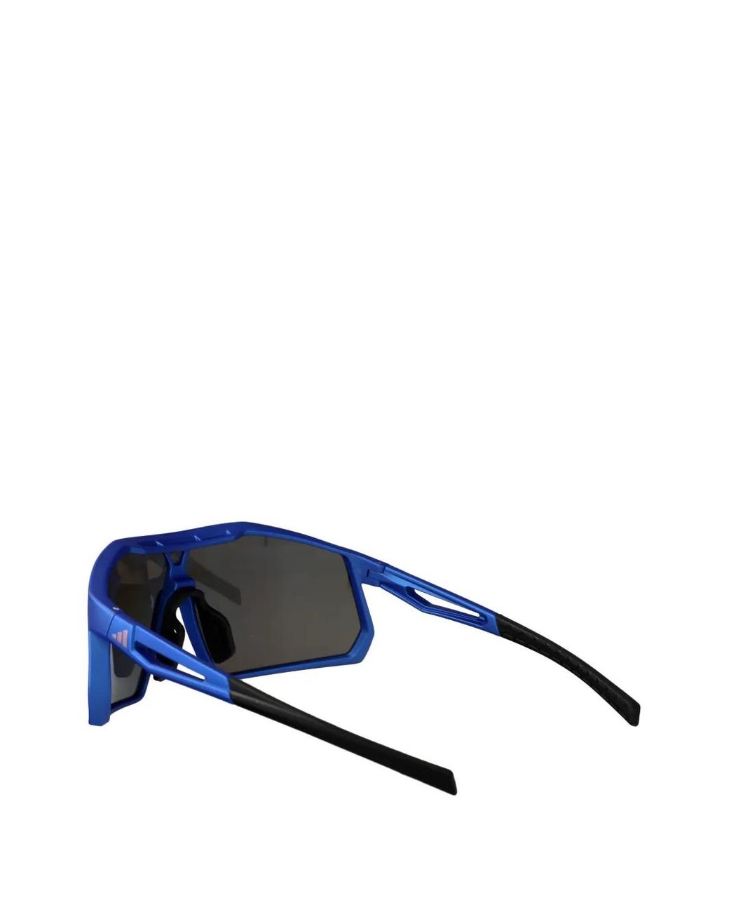 Adidas Blue Geometric-Frame Sunglasses for men