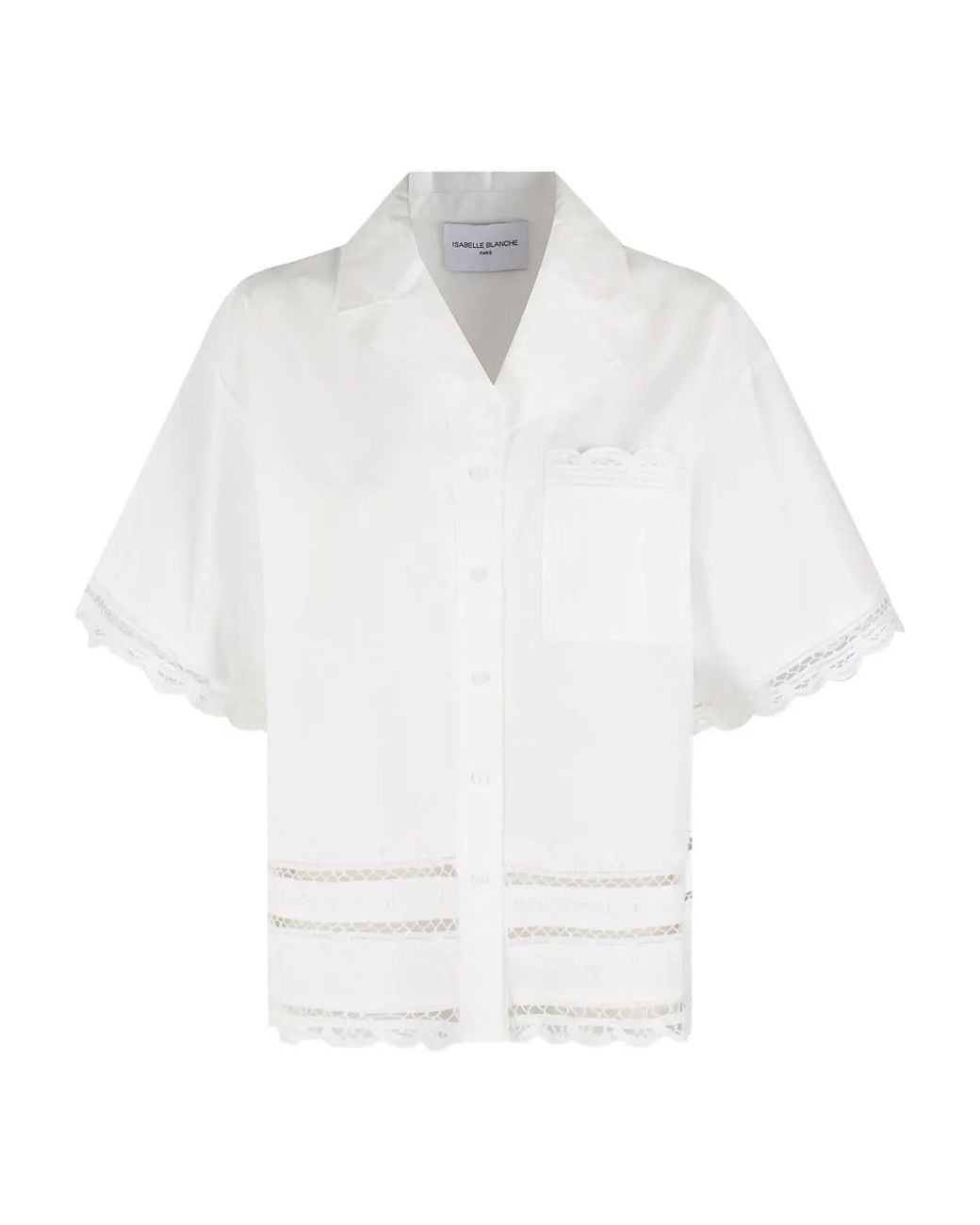 Isabelle Blanche White Cotton Shirt