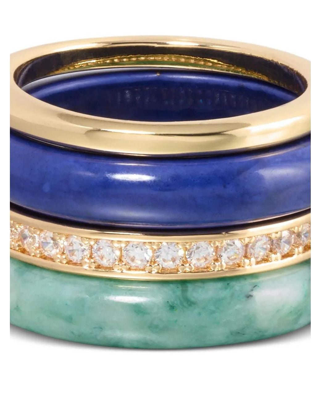 Roxanne Assoulin Blue Stacked Ring