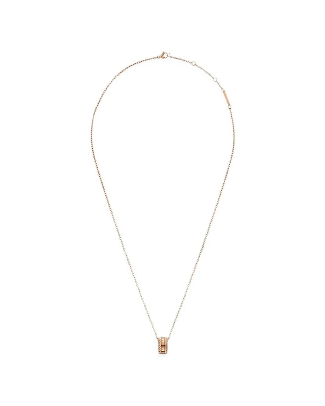 Daniel Wellington White Elevation Pendant Necklace