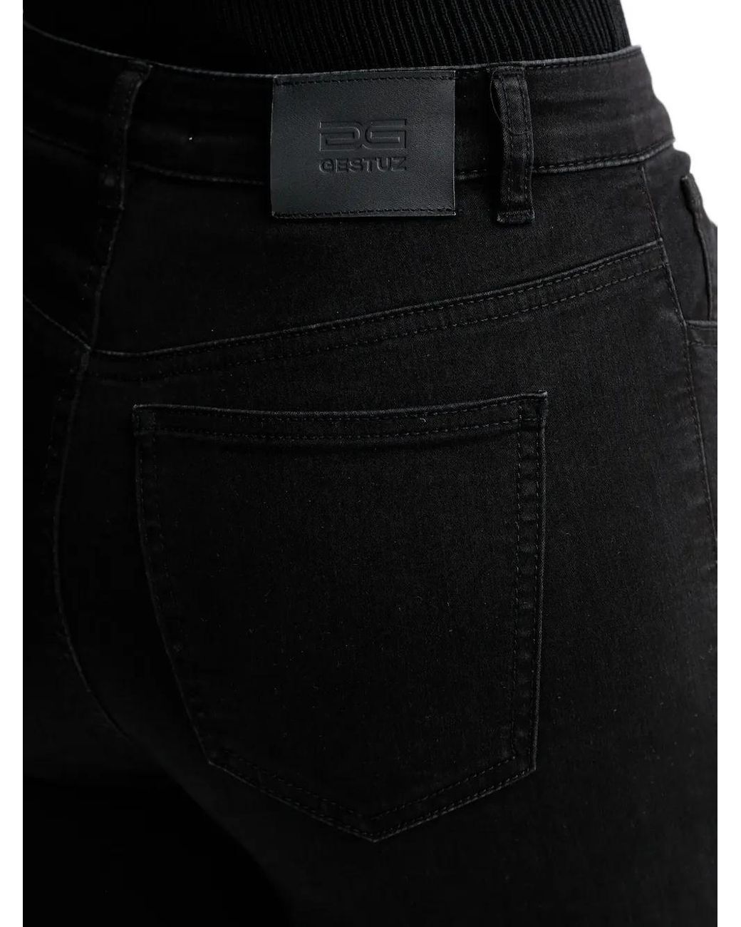 Gestuz Black Gzemily Cropped Jeans