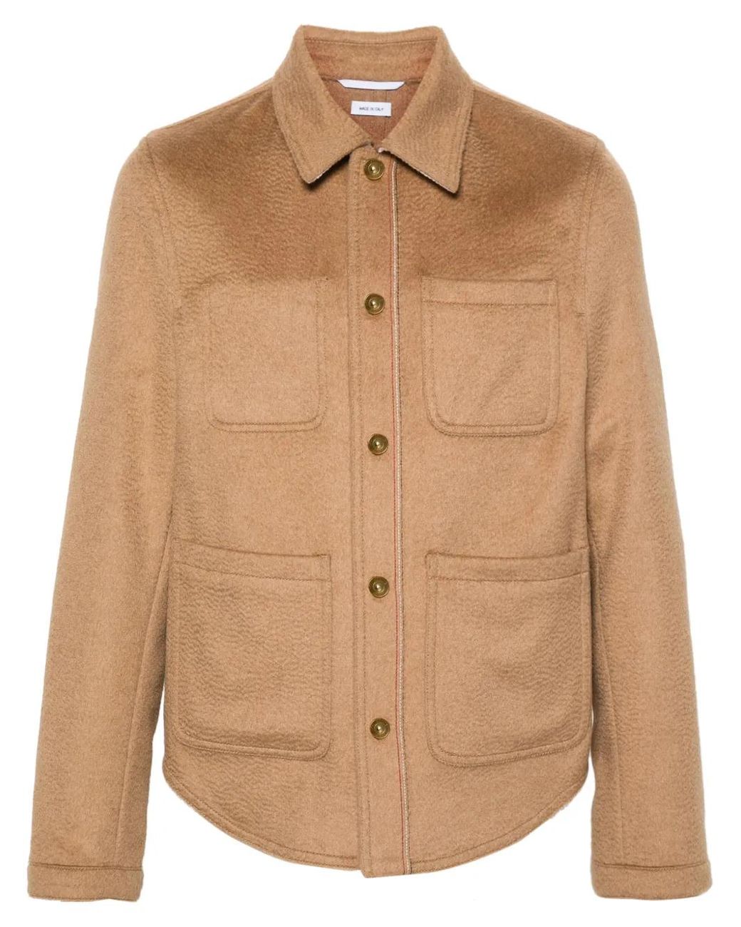Thom Browne Shirtjack Met Geborsteld-Effect in het Brown voor heren