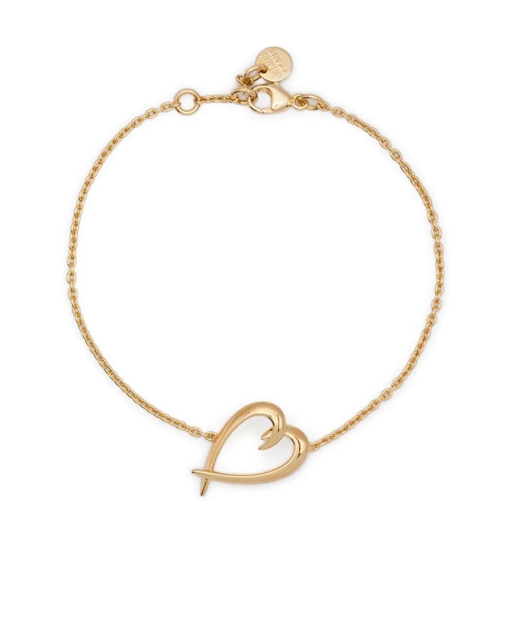 Shaun Leane Metallic Hooked Heart Bracelet