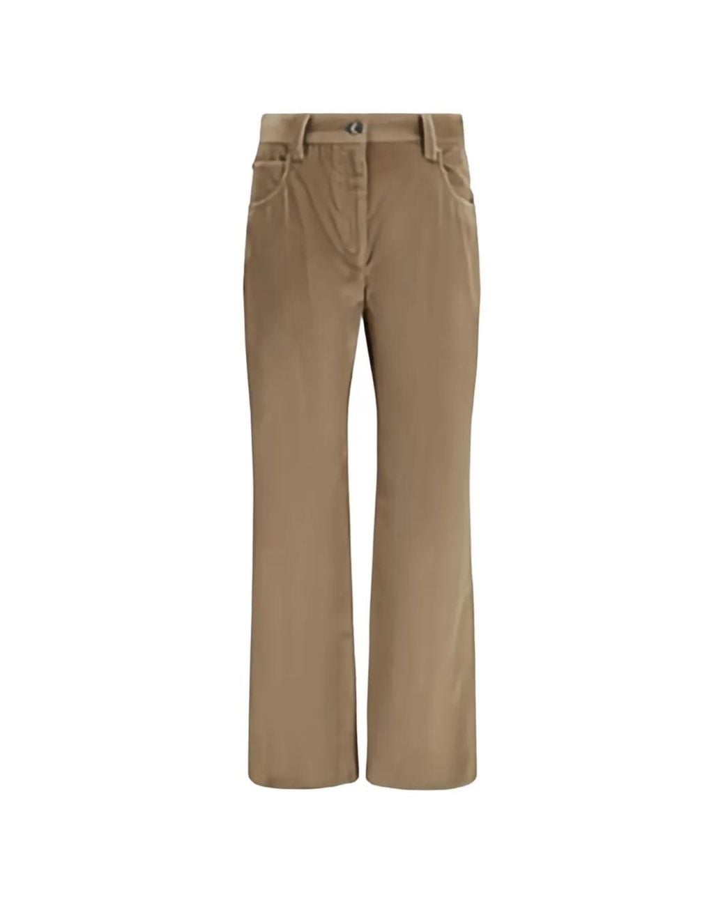 Brunello Cucinelli Natural Corduroy Trousers