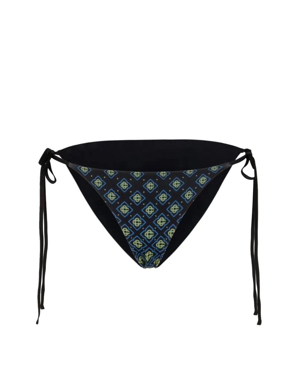 Casablanca Black Degrade Monogram Bikini Top