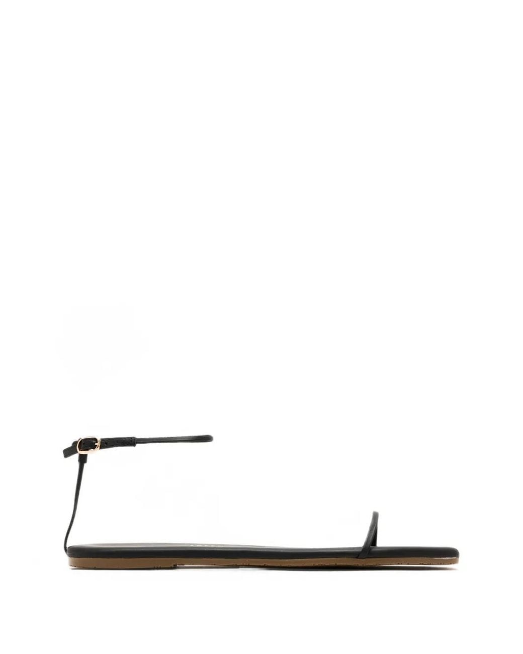 TKEES White Twiggy Square-Toe Sandals