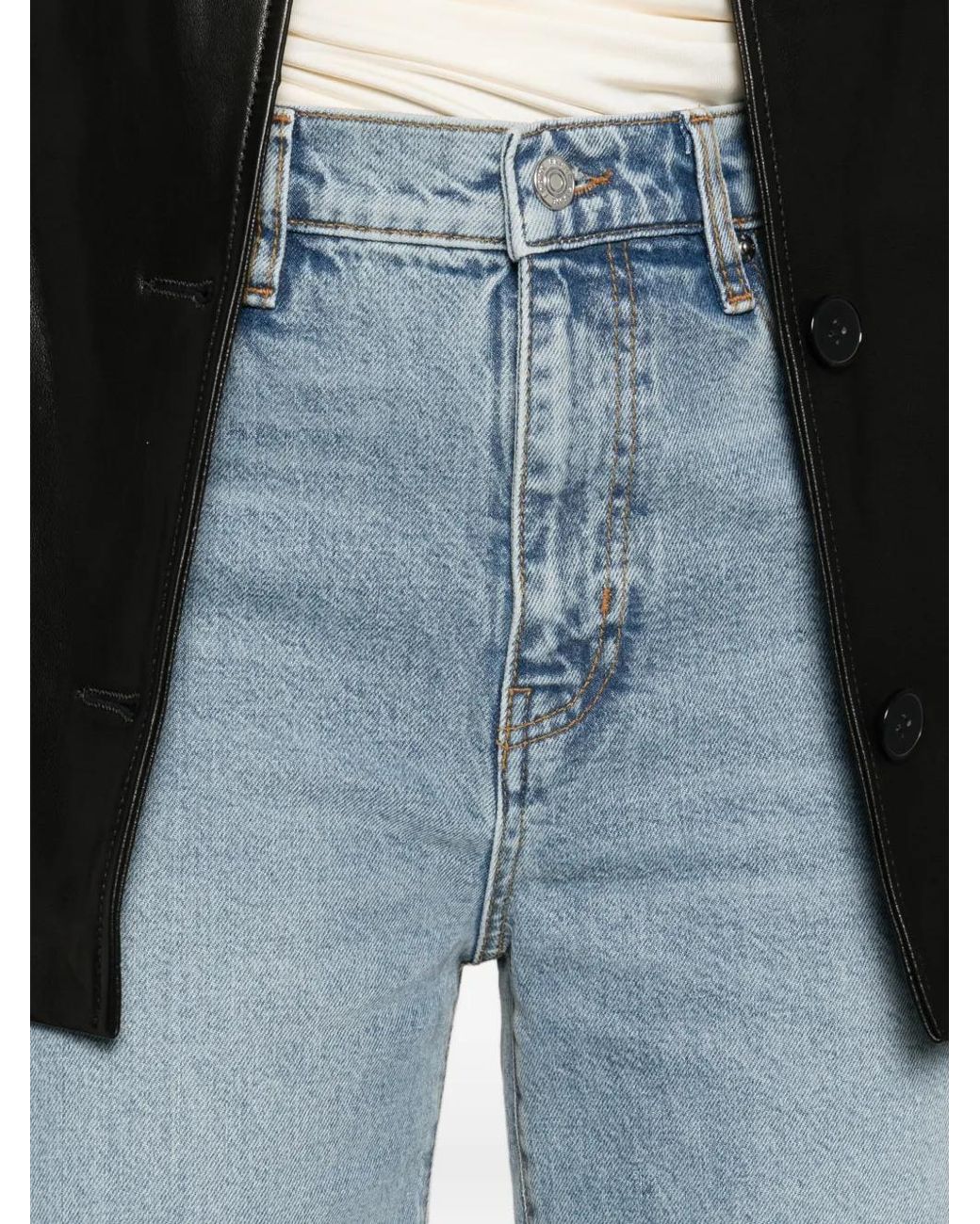 FRAME Blue The Arrow Jeans