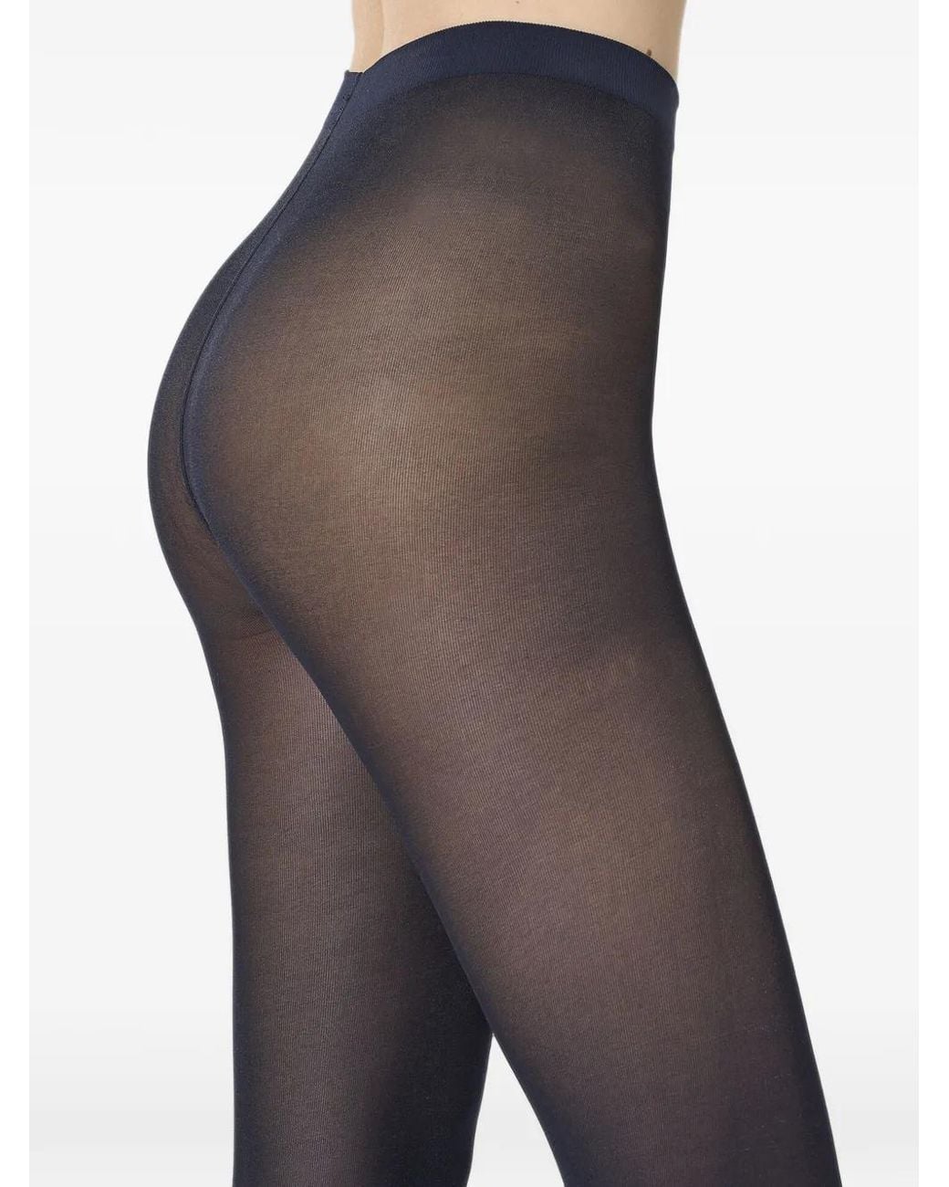 Wolford Gray 50 Opaque Shimmer Tights