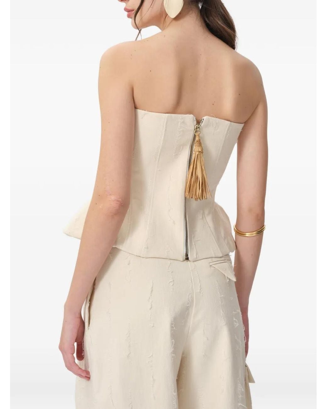 Concepto Natural Fringe Corset