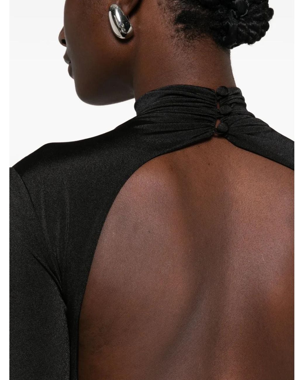 ANDAMANE Black Vesna Asymmetric Dress