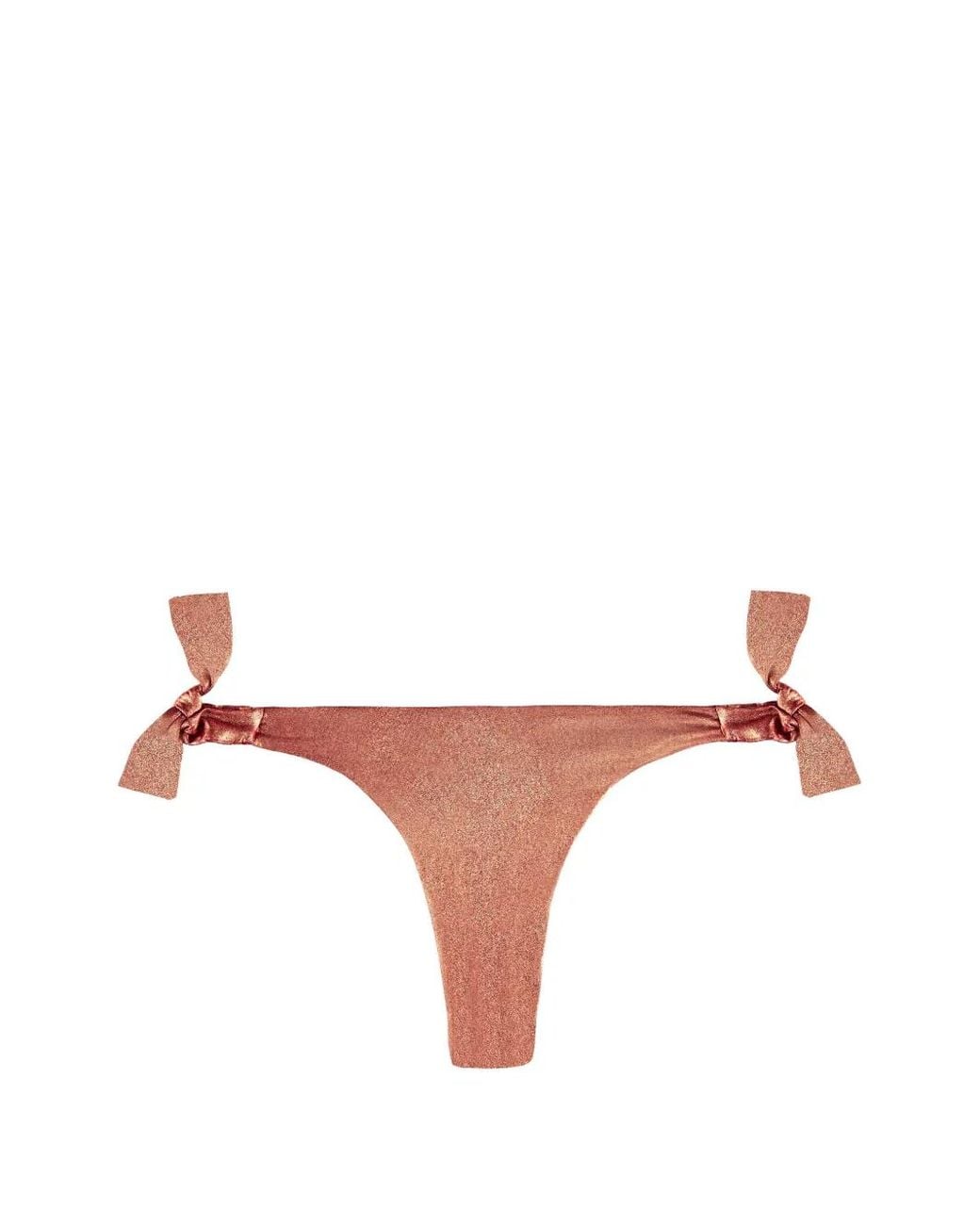 Aubade Pink Sunlight Glow Side-Tie Bikini Bottoms