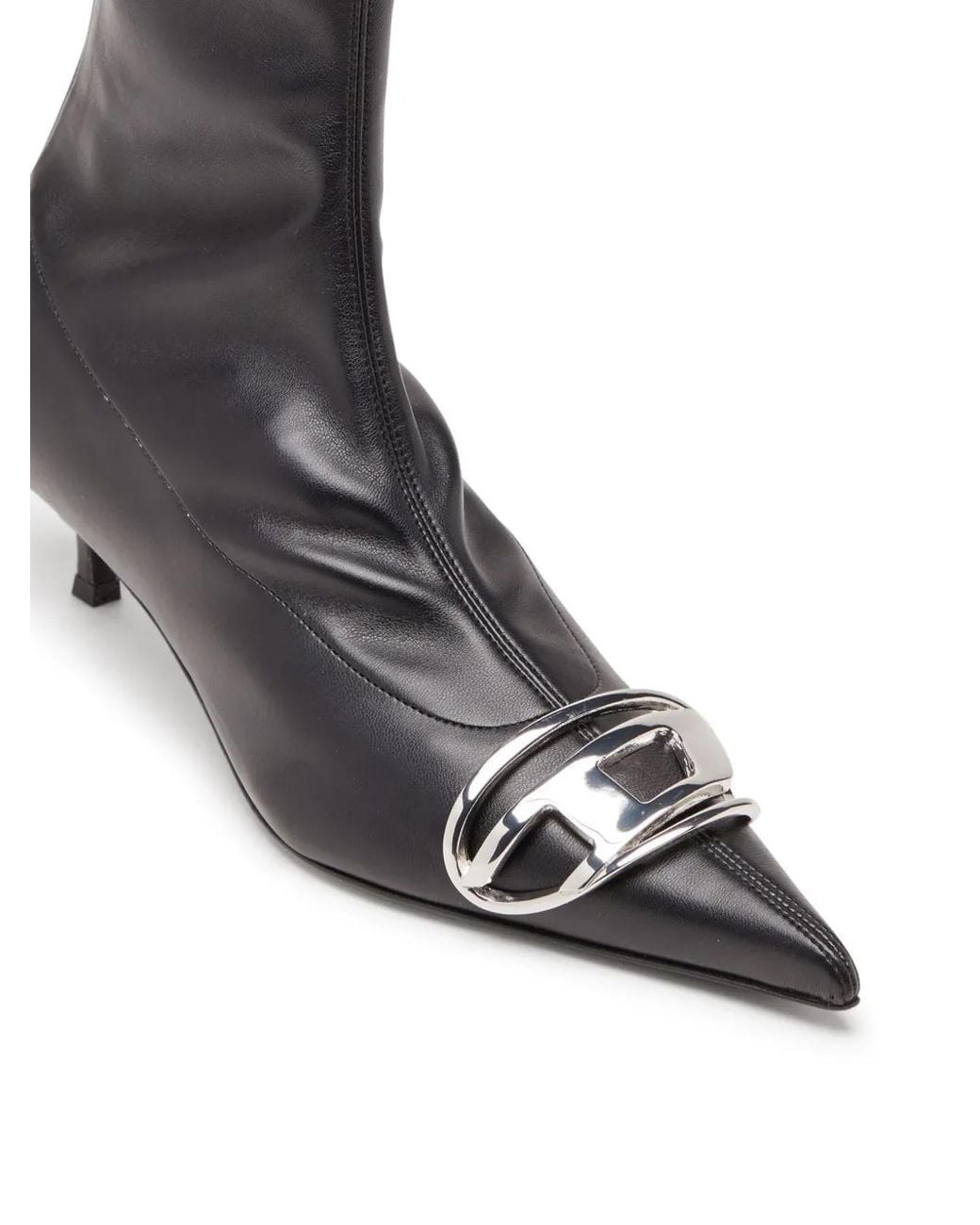 DIESEL Black D-Venus Ankle Boots