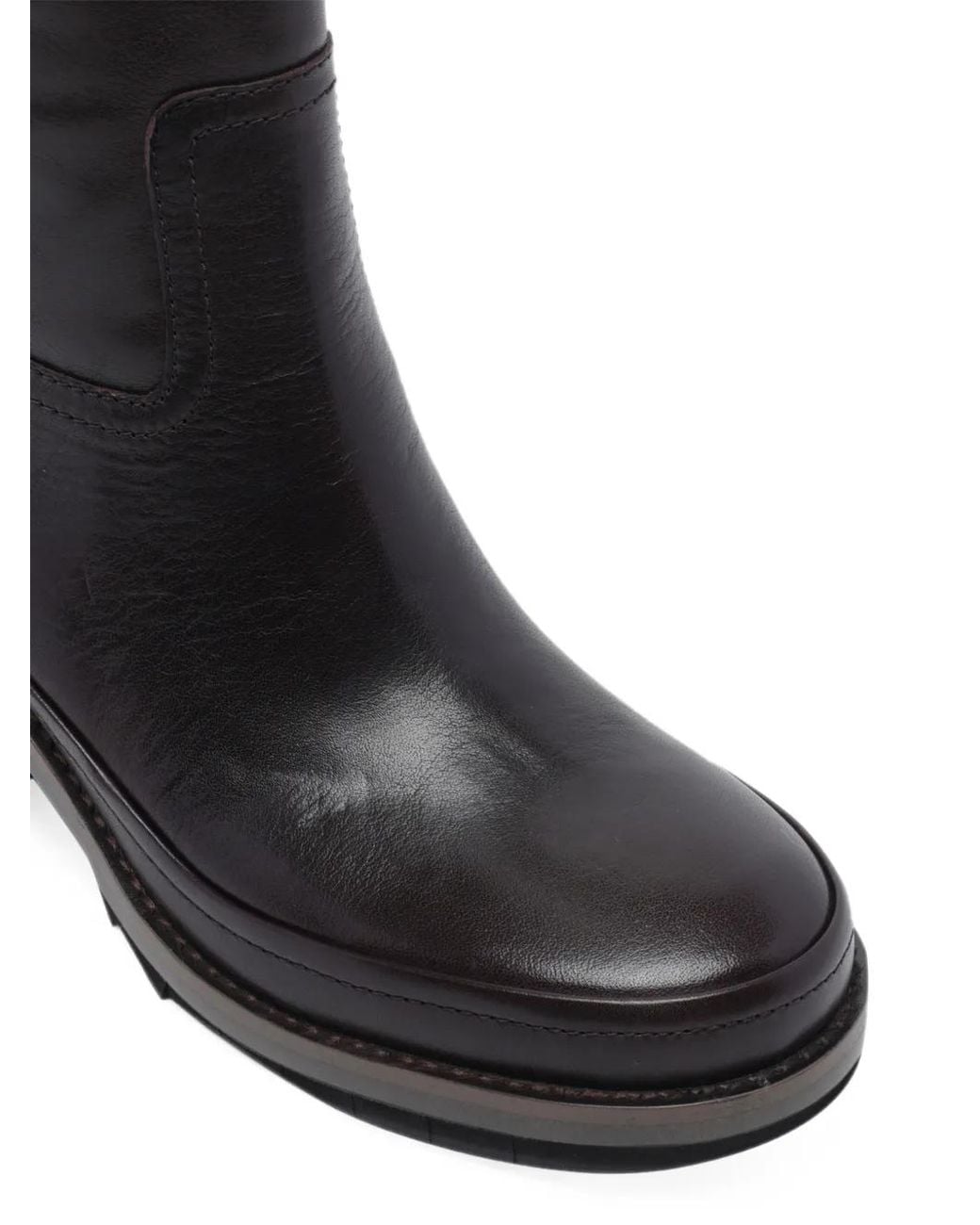 Paloma Barceló Black Noelle Leather Boots