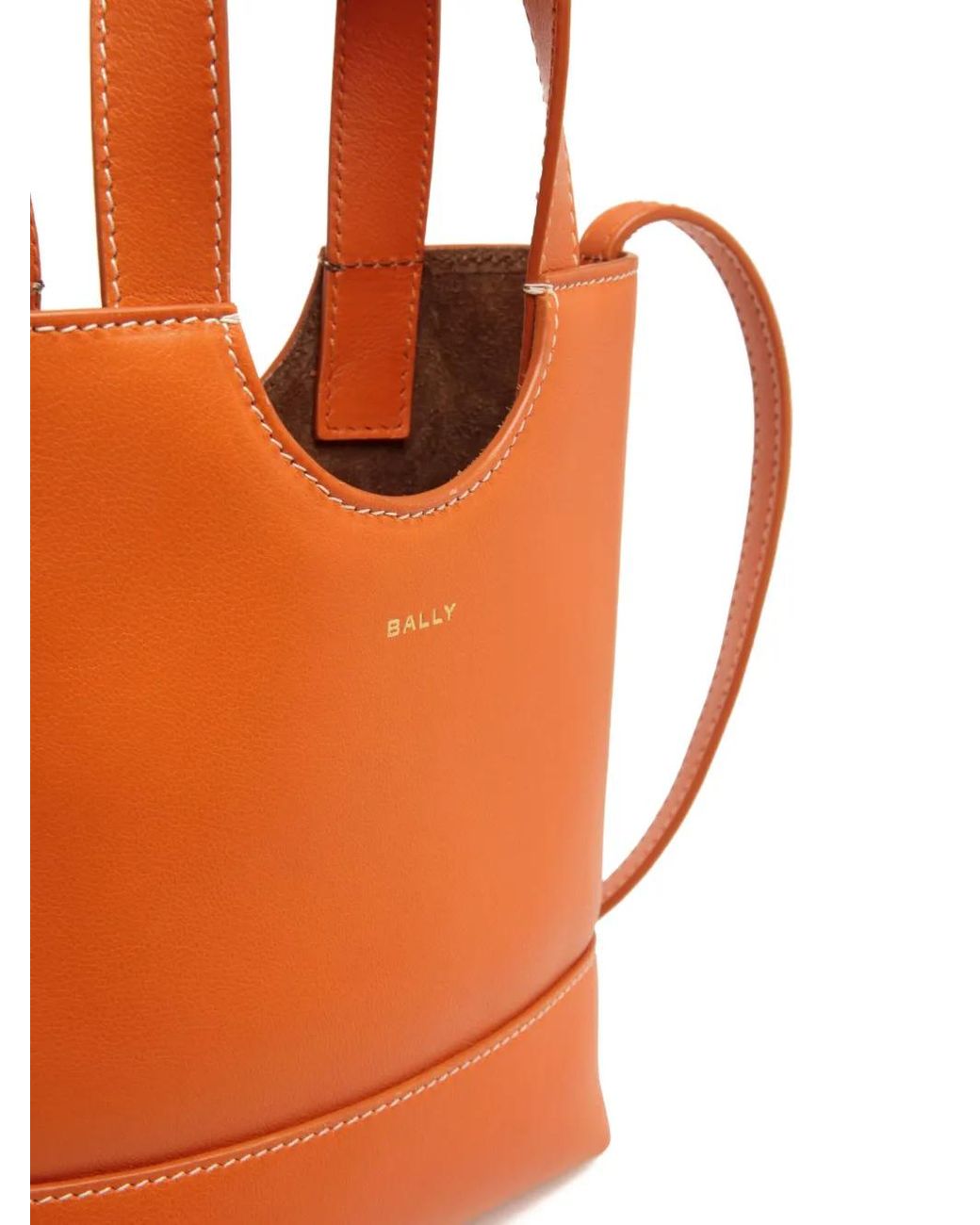 Bally Orange Petit Sac À Main Easy